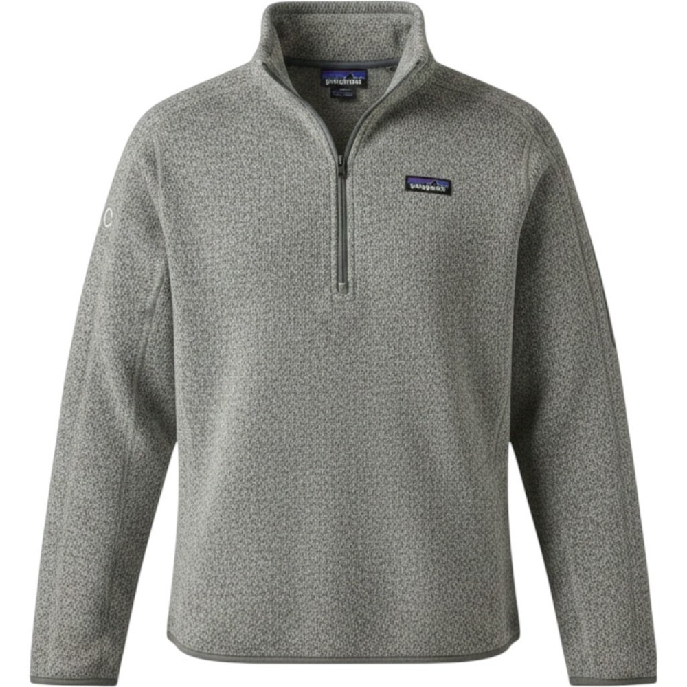 Patagonia Better Sweater Pullover Womens XXL Grey Excellent 1/4 Zip Fleece SLC